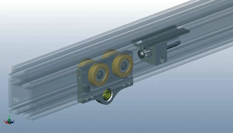 Leichtbaukran Aluminium WLAK Ansicht 2